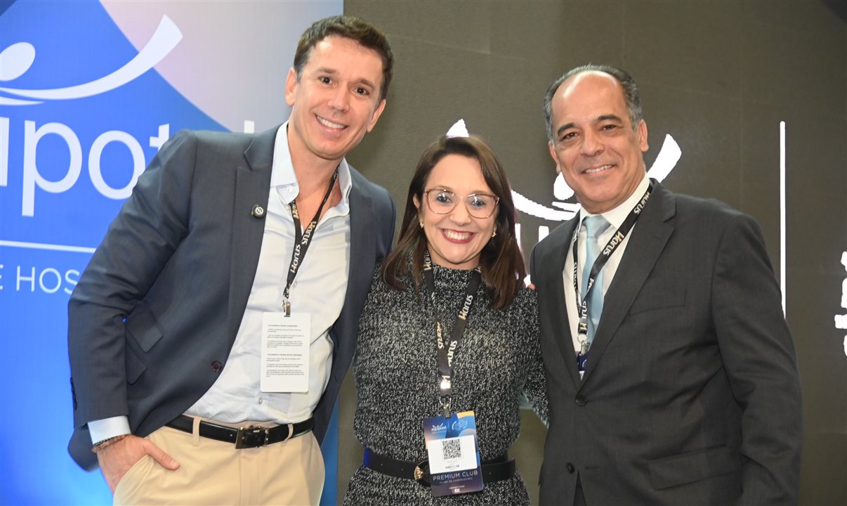 Felipe Carreras, Renata Abreu e Carlos Henrique Sobral