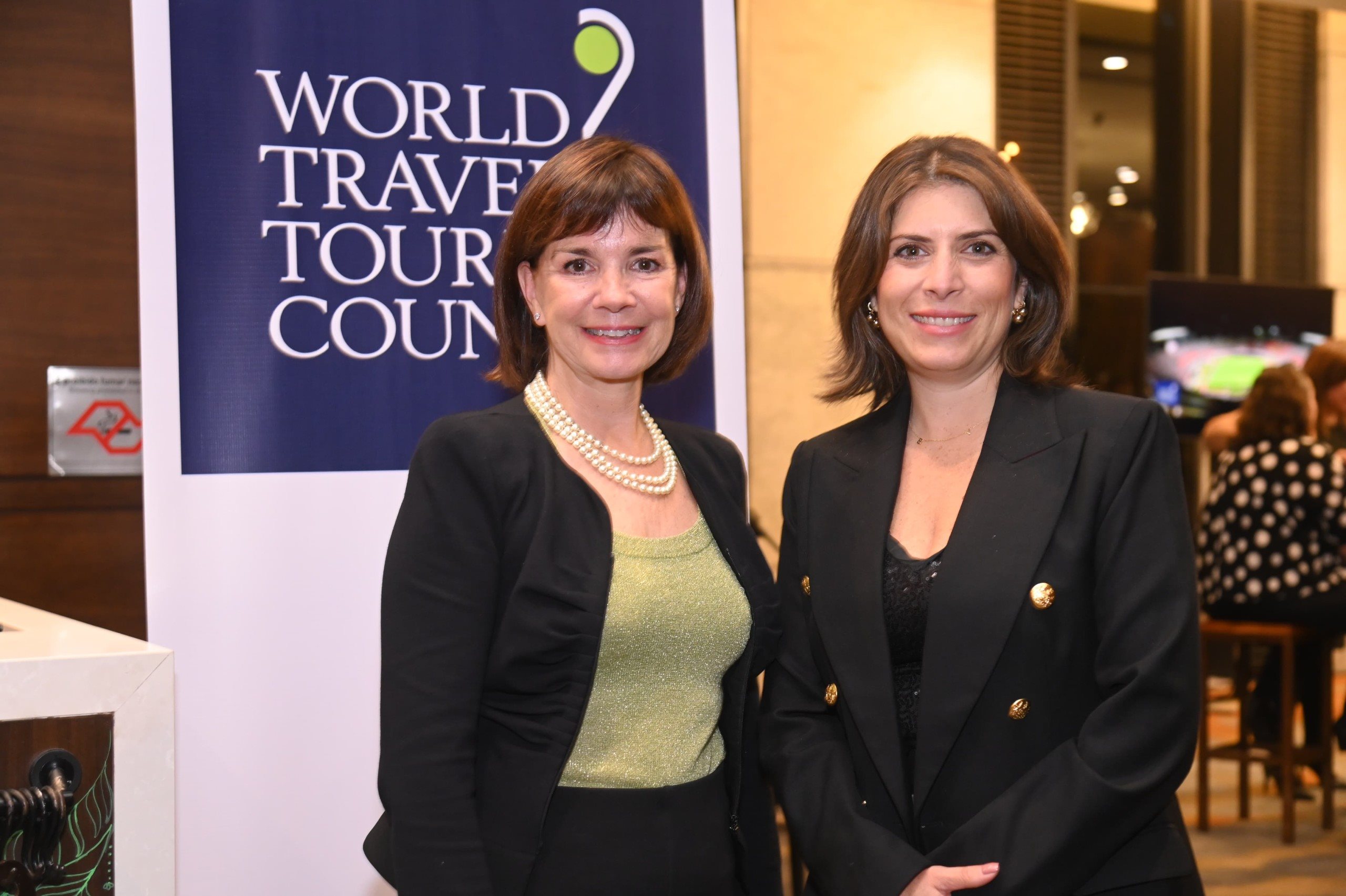 Julia Simpson e Virginia Messina, do WTTC