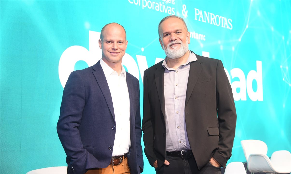 José Guilherme Alcorta, CEO da PANROTAS, Artur Luiz Andrade, CCO e editor-chefe da PANROTAS<br/>