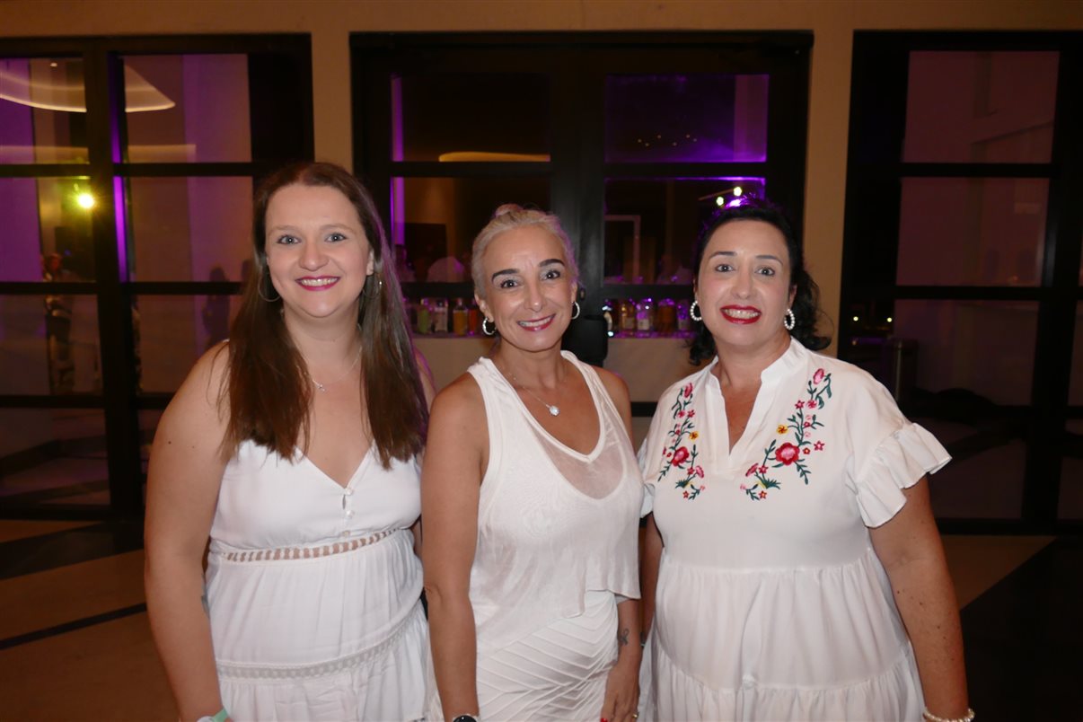 Jéssica Bueno, Luciana Nasser, Carla Cecchele e Glaucia Barbosa (RCD Hotels) no AVA Resort, em Cancún