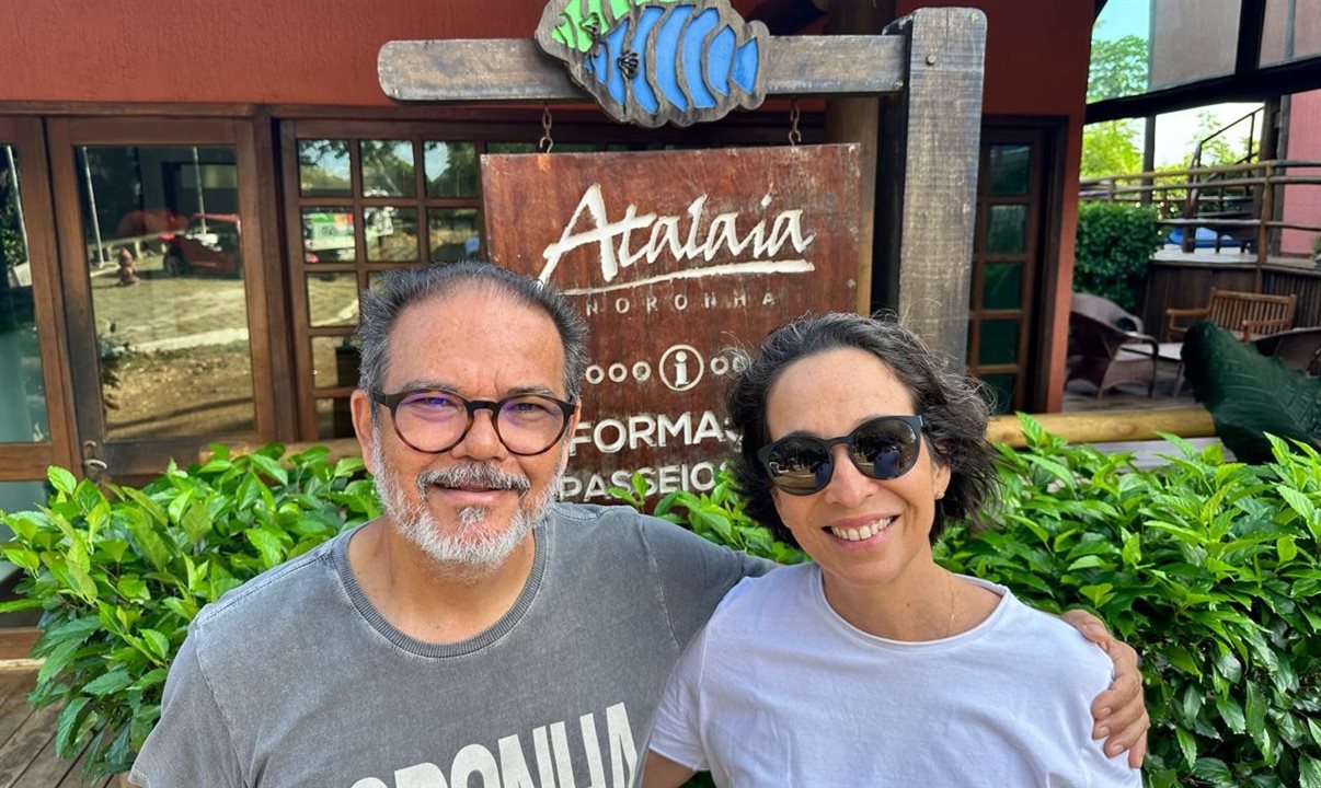 Hayrton Almeida e Edna Moura, diretores da Atalaia Noronha