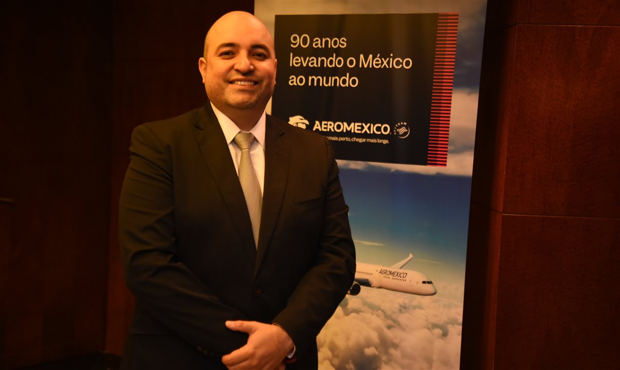 Fernando Esqueda, diretor comercial para América Latina da Aeroméxico