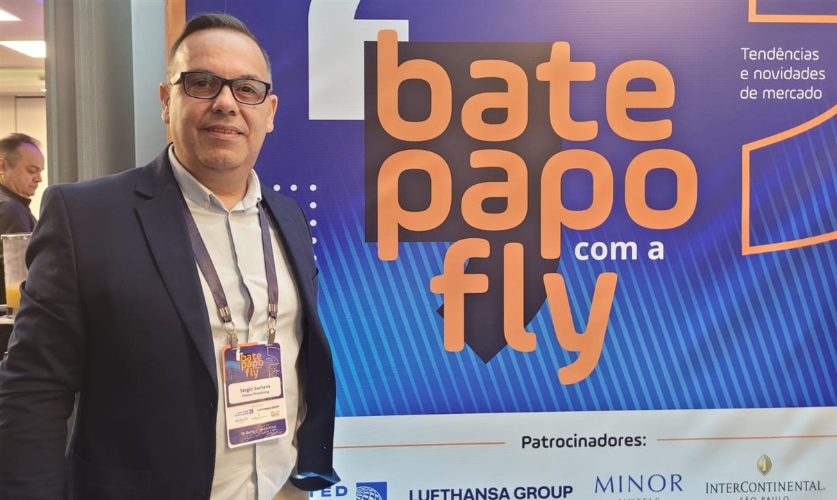 Sérgio Santana, gerente de Vendas Brasil da Flytour Franchising