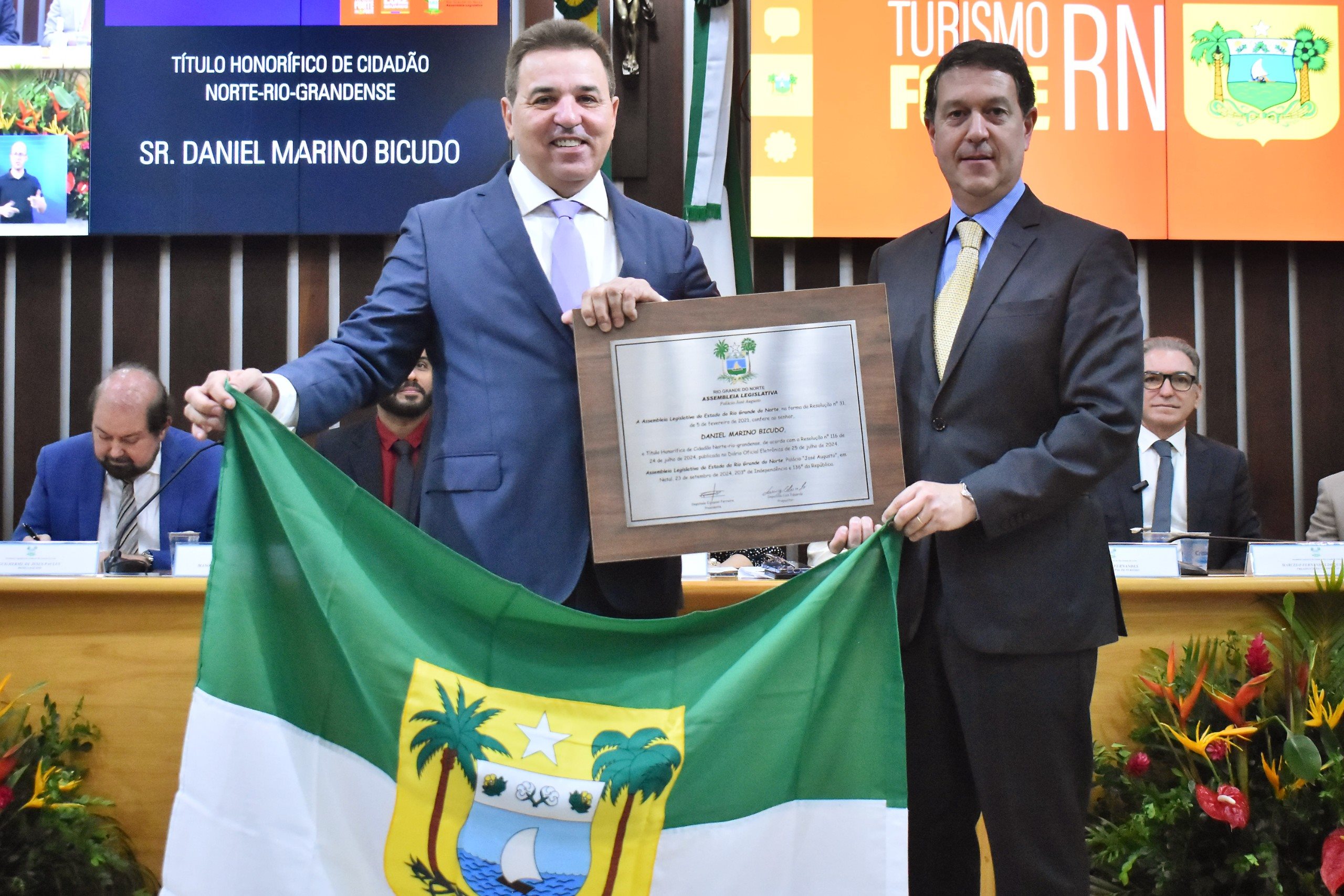 Daniel Bicudo recebeu o título honorífico de Cidadão Norte-rio-grandense