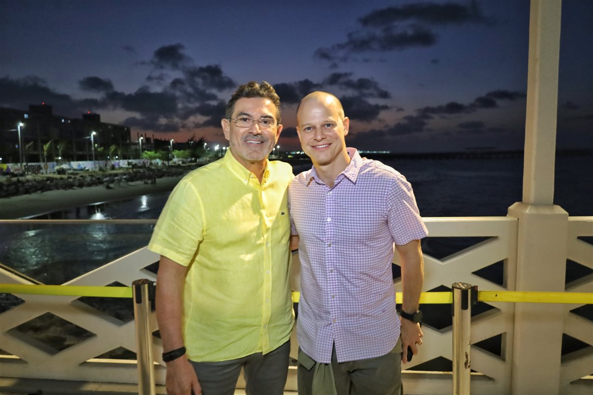 Alexandre Pereira, secretário de Turismo de Fortaleza, e José Guilherme Alcorta, CEO da PANROTAS