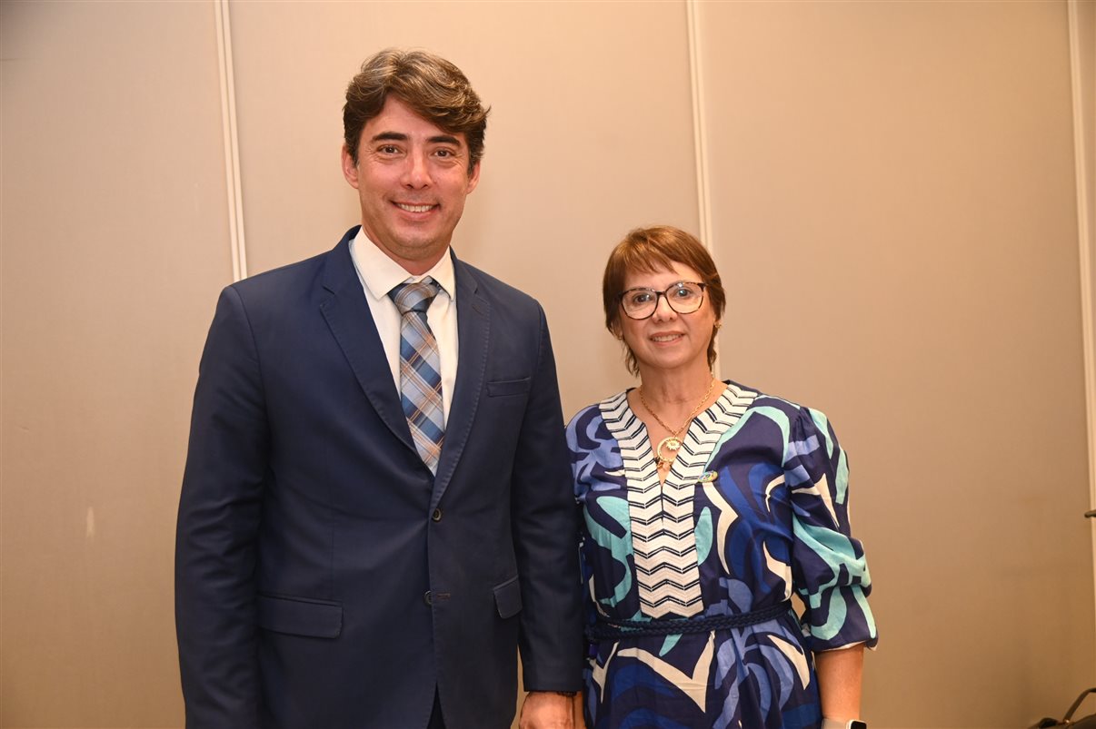 Fabricio Amaral e Solange Portela, presidente e vice-presidente do Fornatur