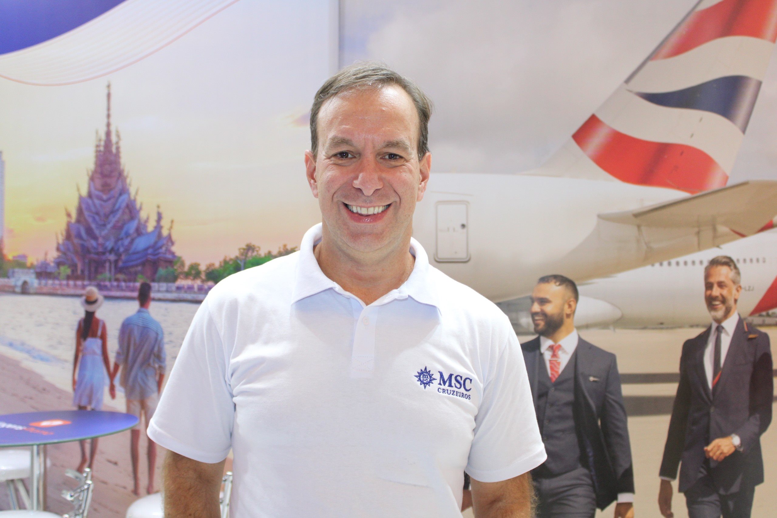 Adrian Ursilli, diretor da MSC Cruzeiros no Brasil