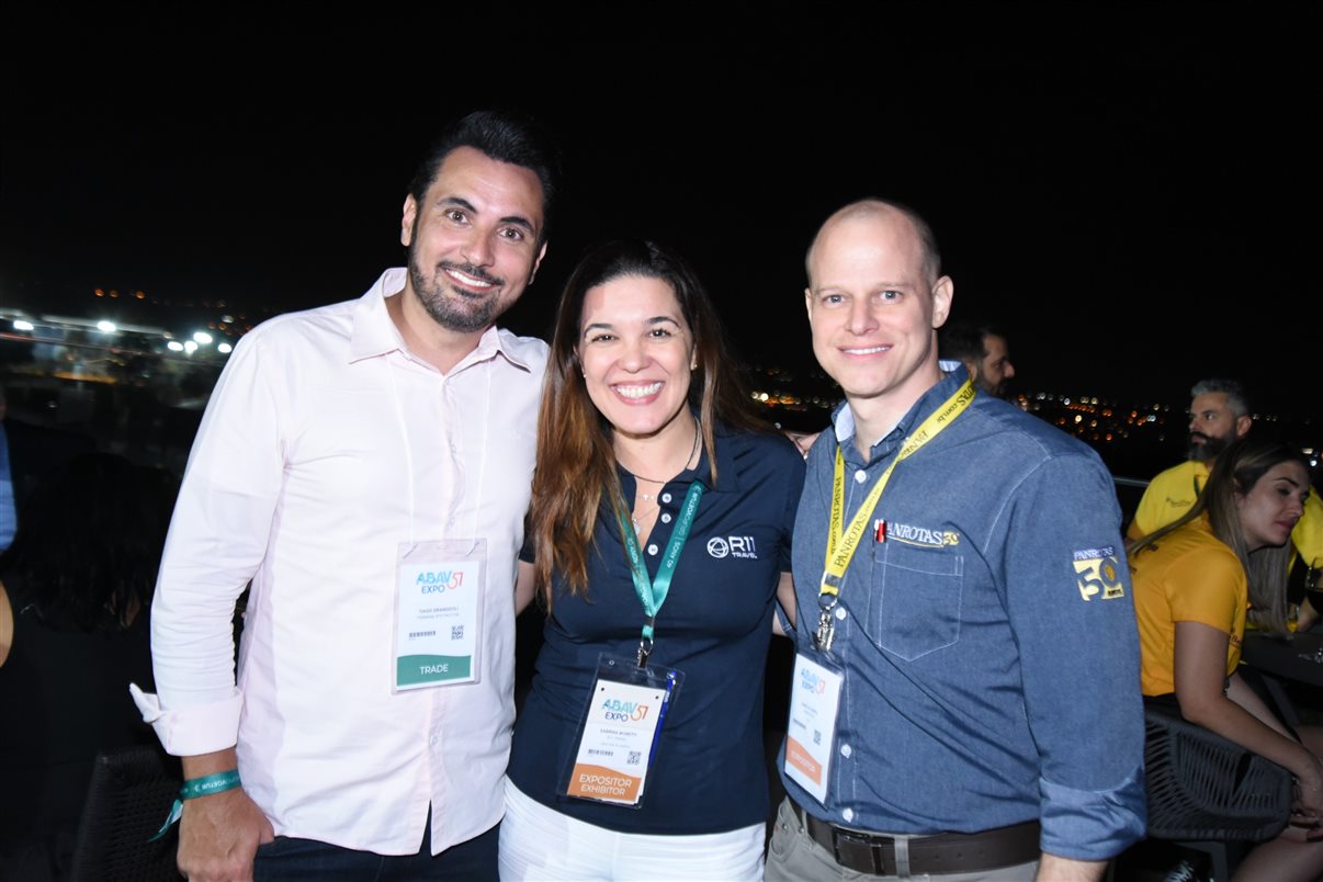 Fabiano Camargo, da Braztoa, e Artur Luiz Andrade, da PANROTAS