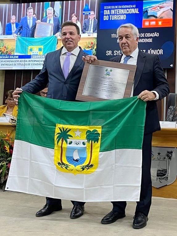 Sylvio Ferraz recebeu o título de cidadão do Rio Grande do Norte