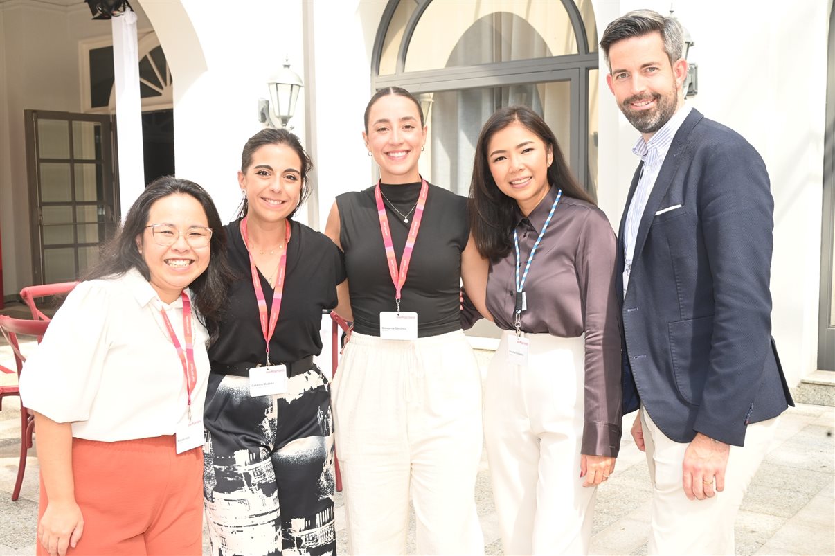 Fabien Clerc, do Turismo da Suíça, Ana Cristina Vilaça, da Fórmula Turismo, e Pedro Camara, da Portfolio Travel