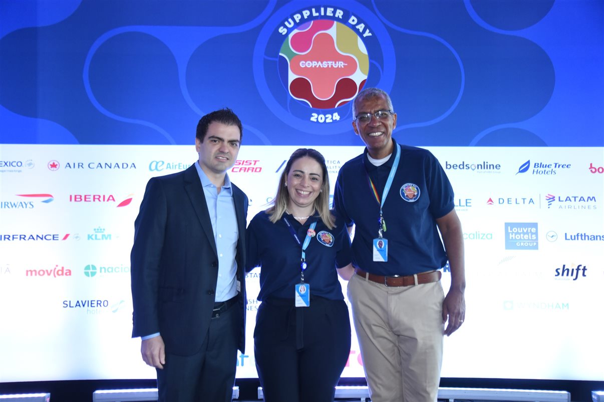 Edmar Mendoza, Amanda Bigi e Reifer Souza, da Copastur