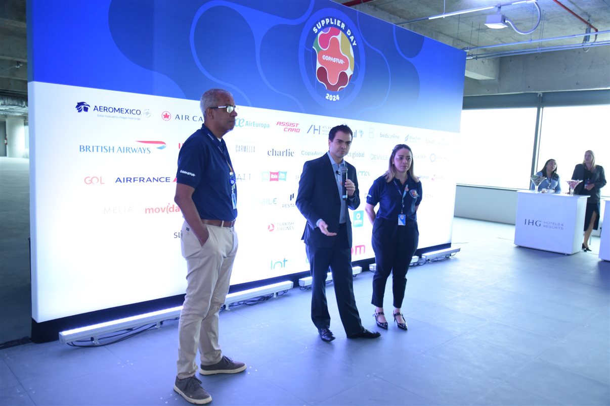 Edmar Mendoza, Amanda Bigi e Reifer Souza, da Copastur