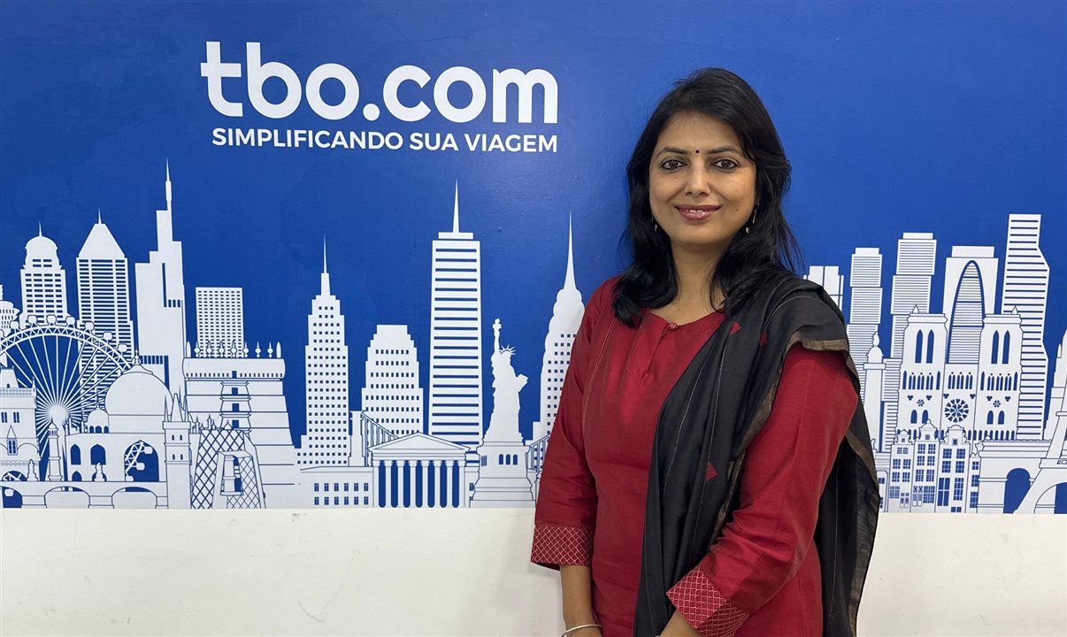 Garima Pant, vice-presidente de Operações e Experiências da TBO.com, reafirma o compromisso da empresa global em adaptar qualquer necessidade tecnológica dos agentes de viagens brasileiros no sistema da operadora