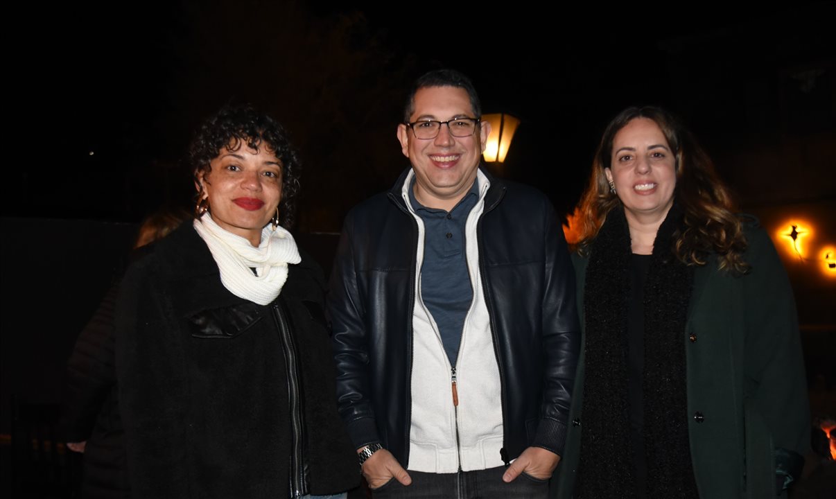 Tais Santos, Fabiano Camargo e Marina Figueiredo, da Braztoa