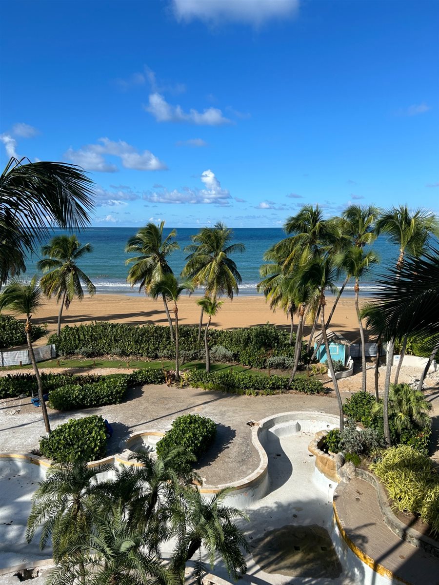 Vista de uma das novas suítes dará para a praia e para as novas piscinas