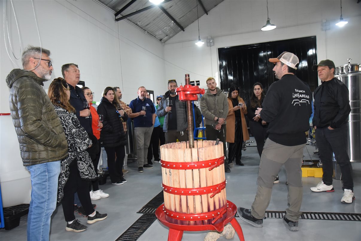 Grupo se reuniu para almoço na Las Bardas