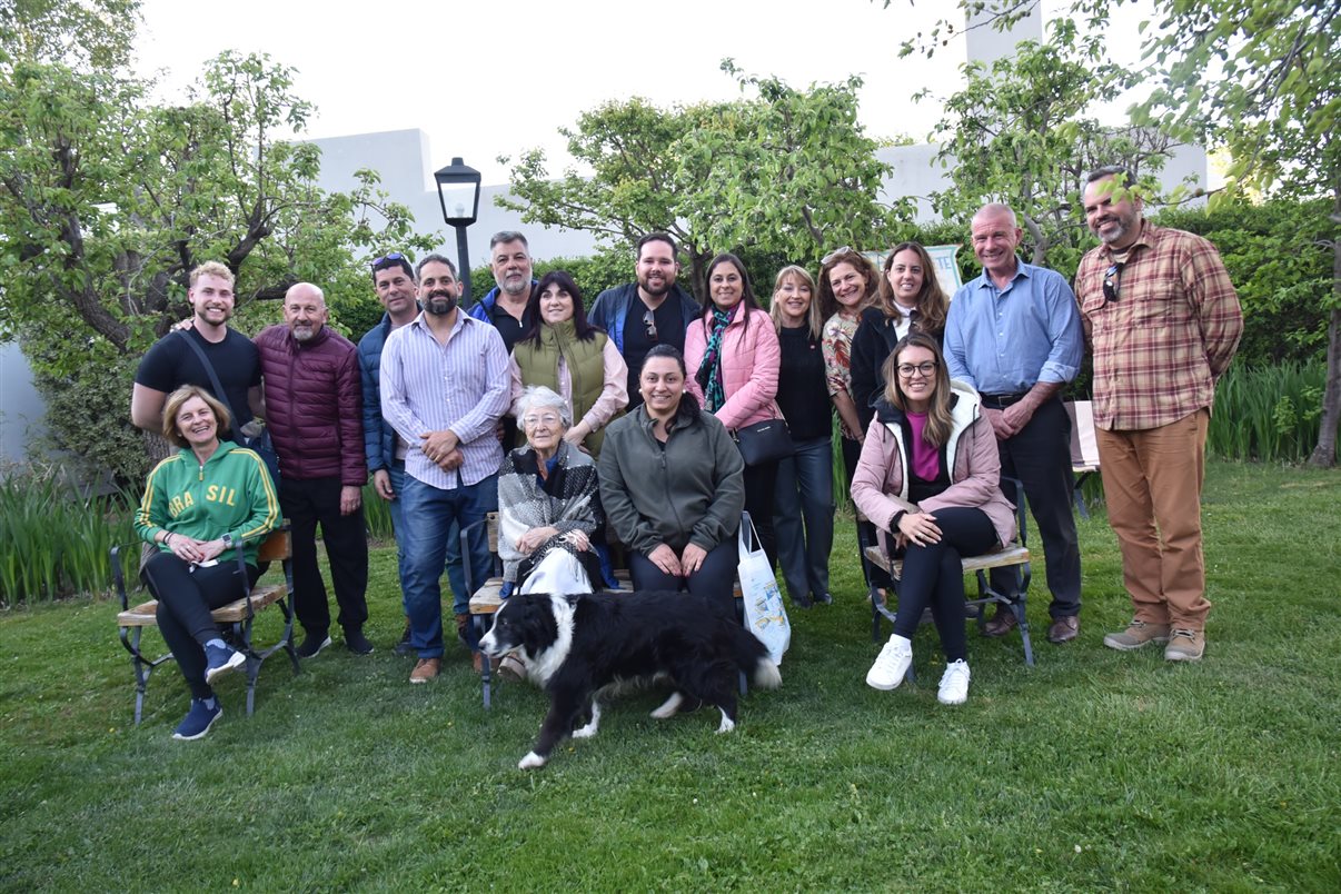 Grupo se reuniu para almoço na Las Bardas