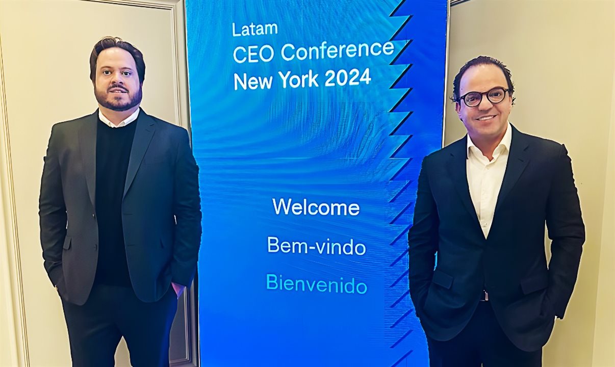 Felipe Gomes e Fabio Godinho, da CVC Corp, na Latam CEO Conference