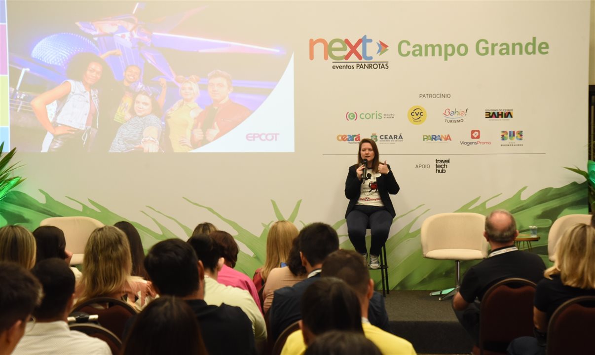 Thais Ramos, gerente de Treinamento da Disney Destinations no Brasil, falou no PANROTAS Next Campo Grande