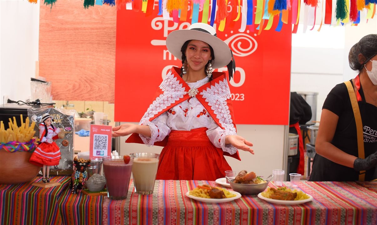 Visitantes poderão desfrutar de uma variedade de pratos das 25 regiões do Peru