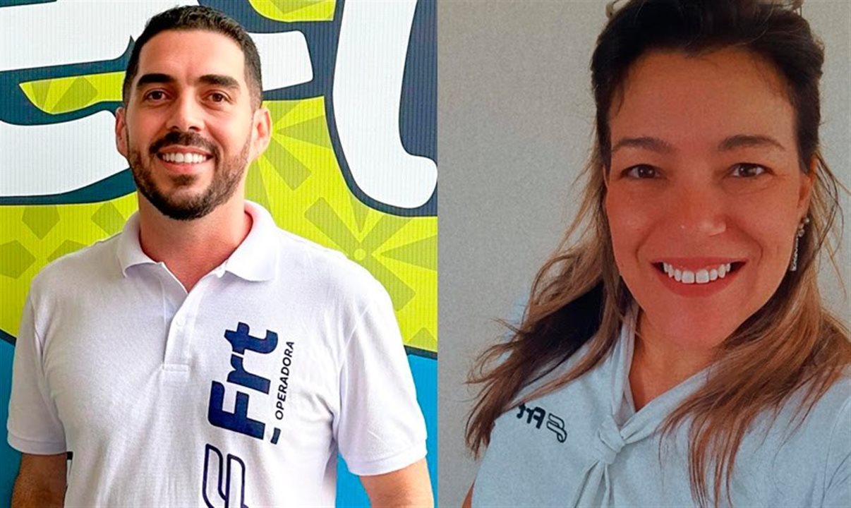 João Victor Correia e Luciana Lima, novos contratados da Frt