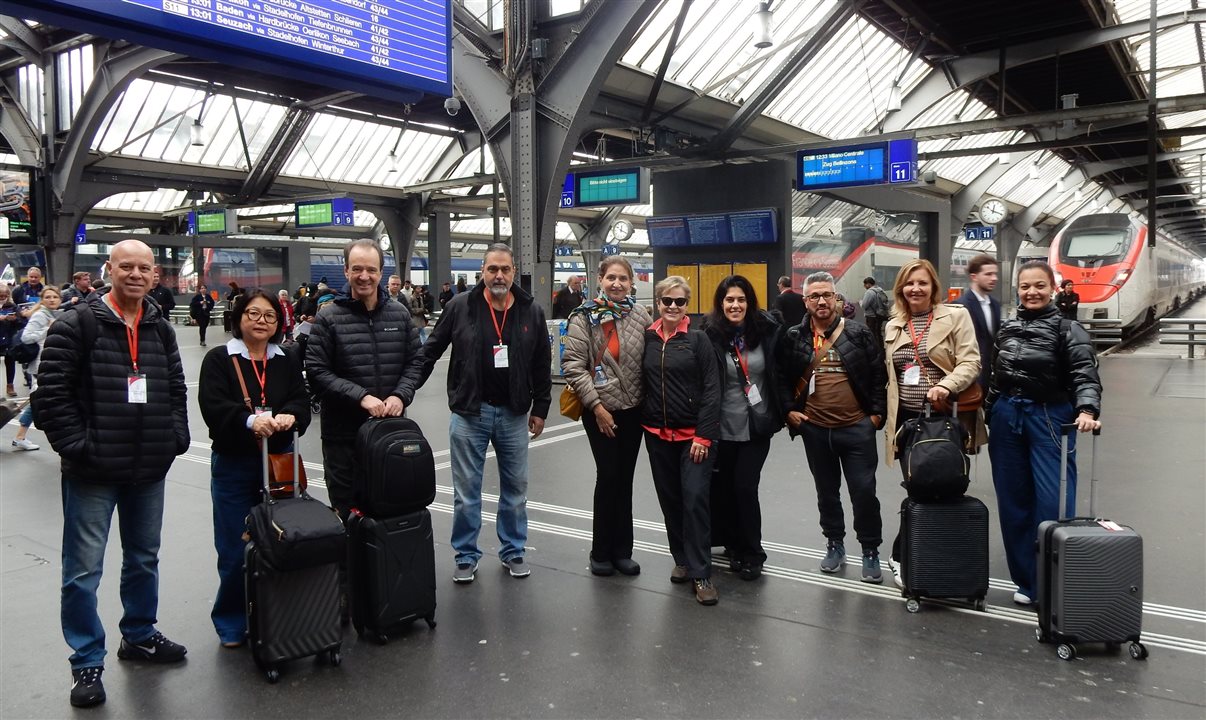 Famtour da Flot na Estação Central de Zurique, na Suíça