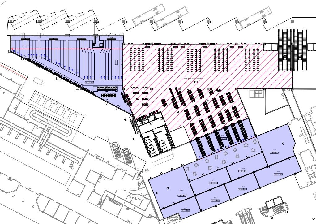 Projeto de ampliação da sala de embarque remoto, que será inaugurada até março de 2025