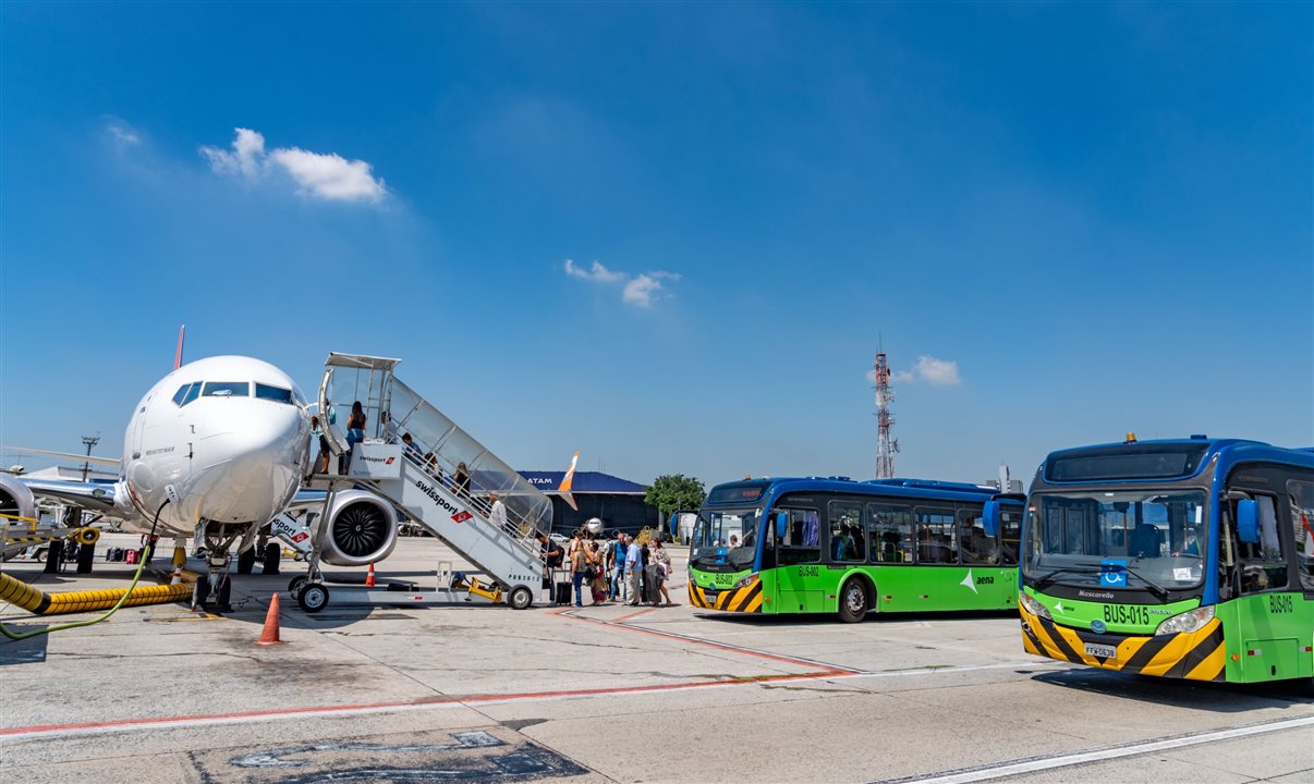 As companhias aéreas da América Latina, por sua vez, registraram um aumento de 10,5% na demanda em relação a maio de 2025