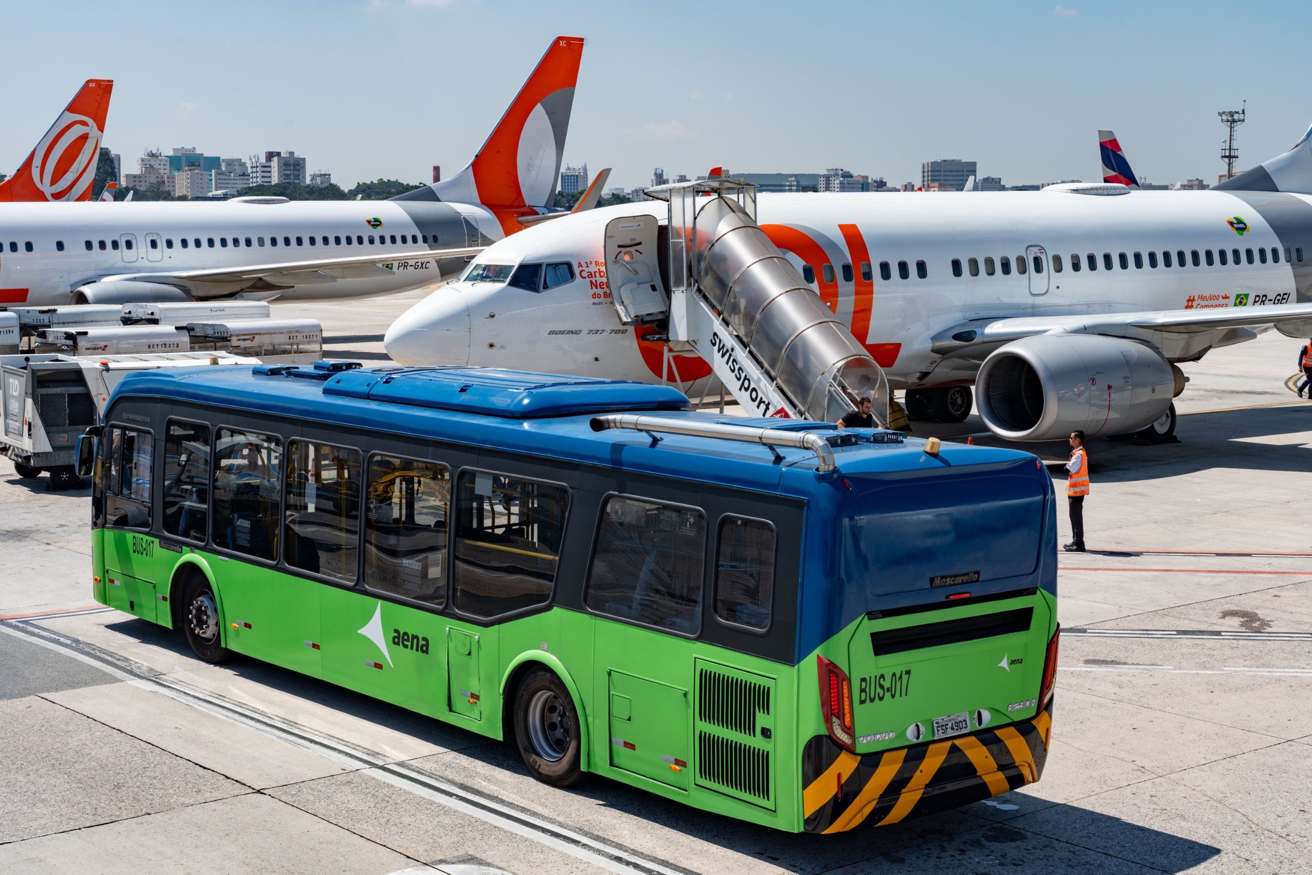 Aeroporto de Congonhas, em São Paulo, lidera a movimentação da Aena no Brasil, com 379.289 assentos em 2.335 voos