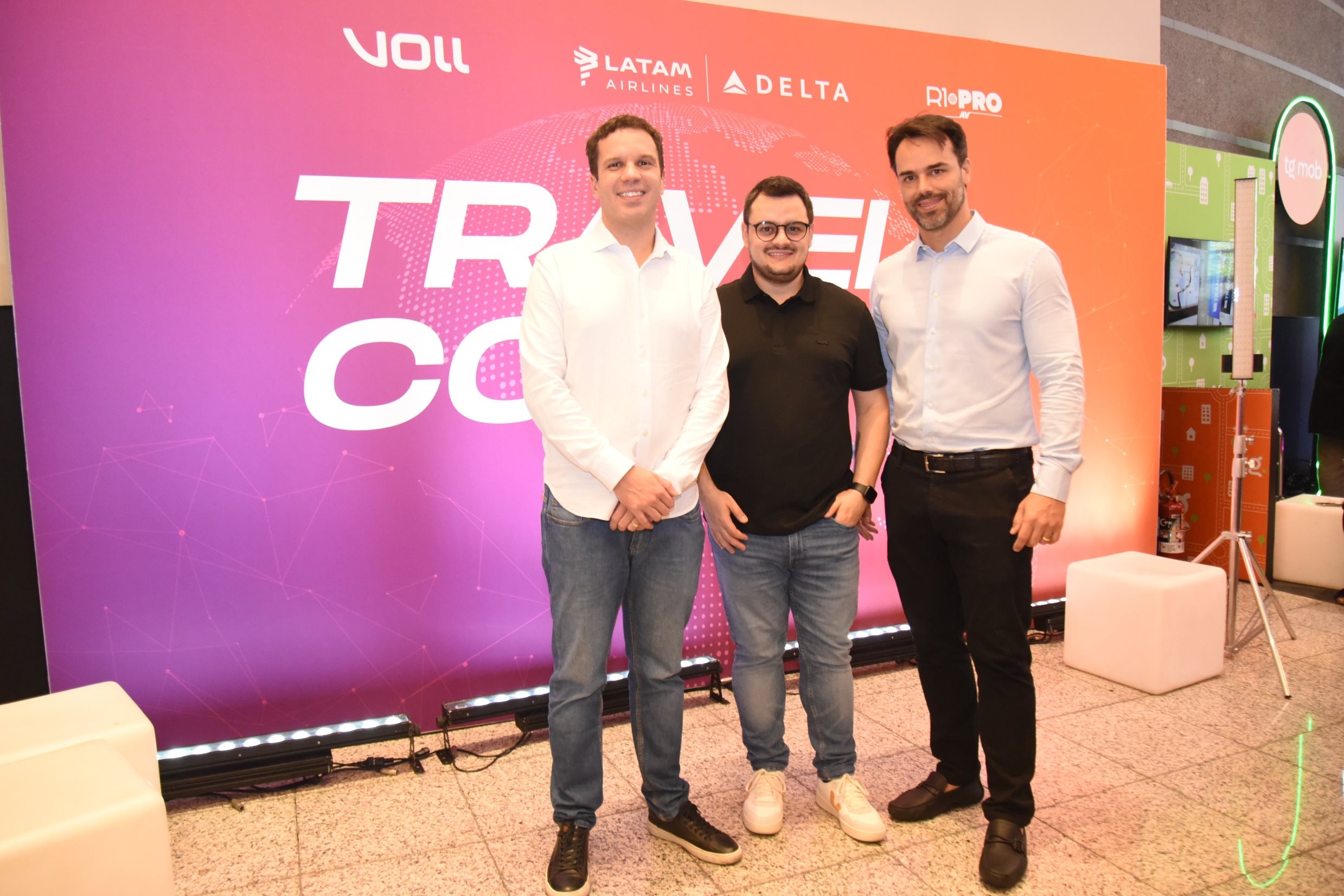 Luciano Brandão, Luiz Moura e Eduardo Vasconcellos, da VOLL