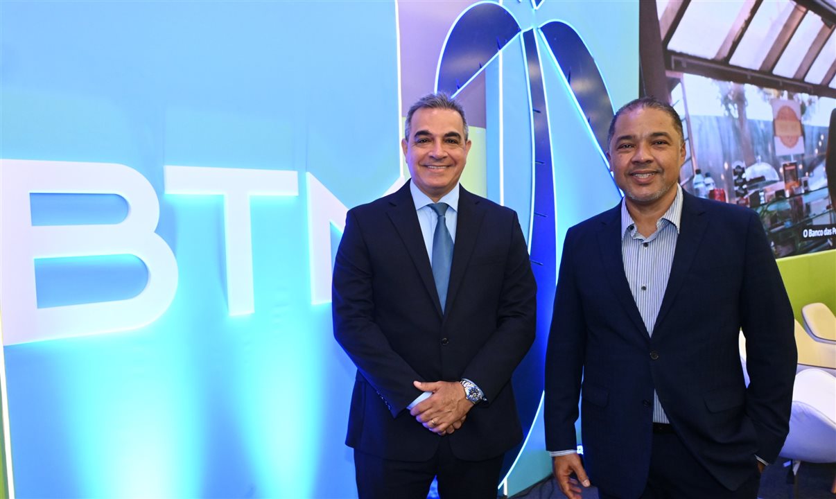 Breno Mesquita e Cláudio Júnior, da BBC Eventos, organizadores da BTM