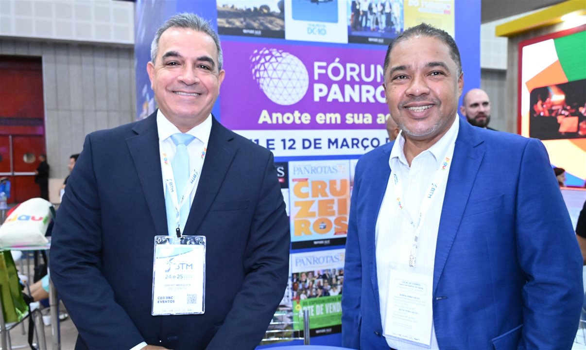 Breno Mesquita e Cláudio Júnior, CEOs da BBC Eventos, organizadora da BTM