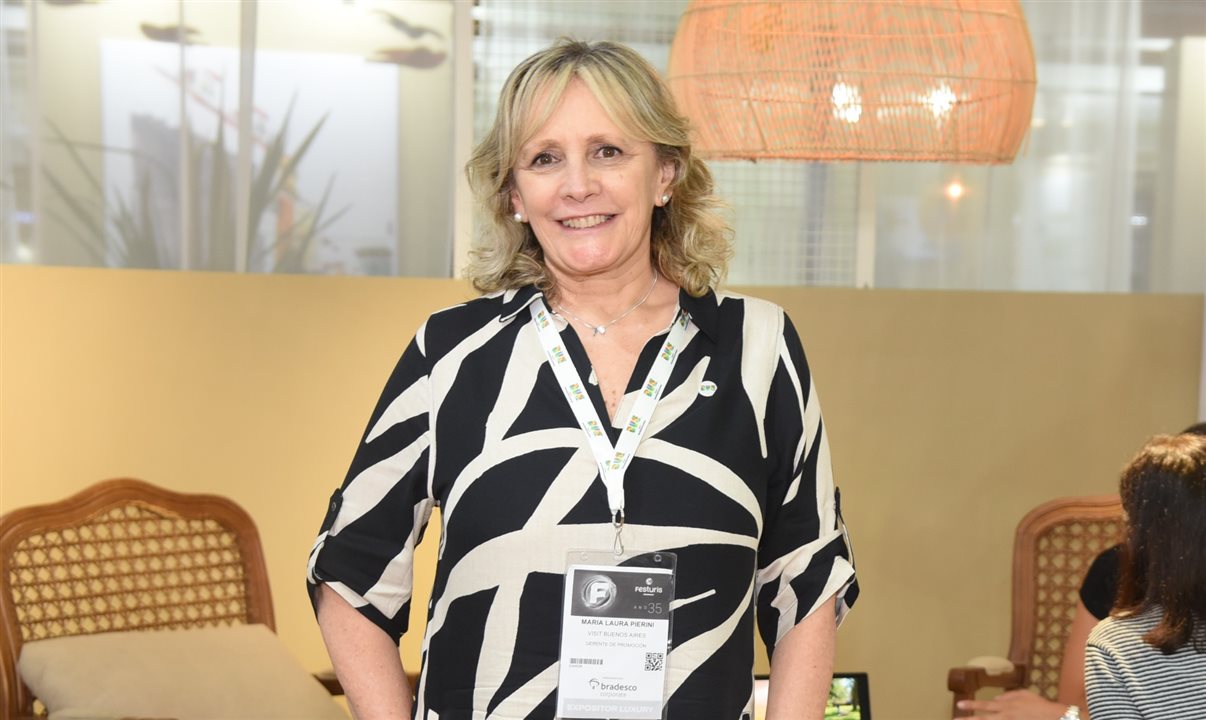 Maria Laura Pierini ficou bastante conhecida pelo trade brasileiro por sua atuação no Visit Buenos Aires