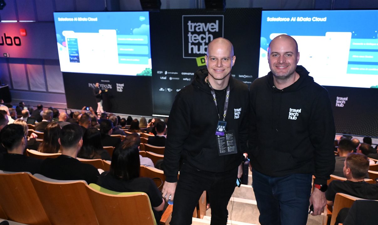 José Guilherme Alcorta (PANROTAS) e Alexandre Cordeiro, idealizadores do Travel Tech Hub Day