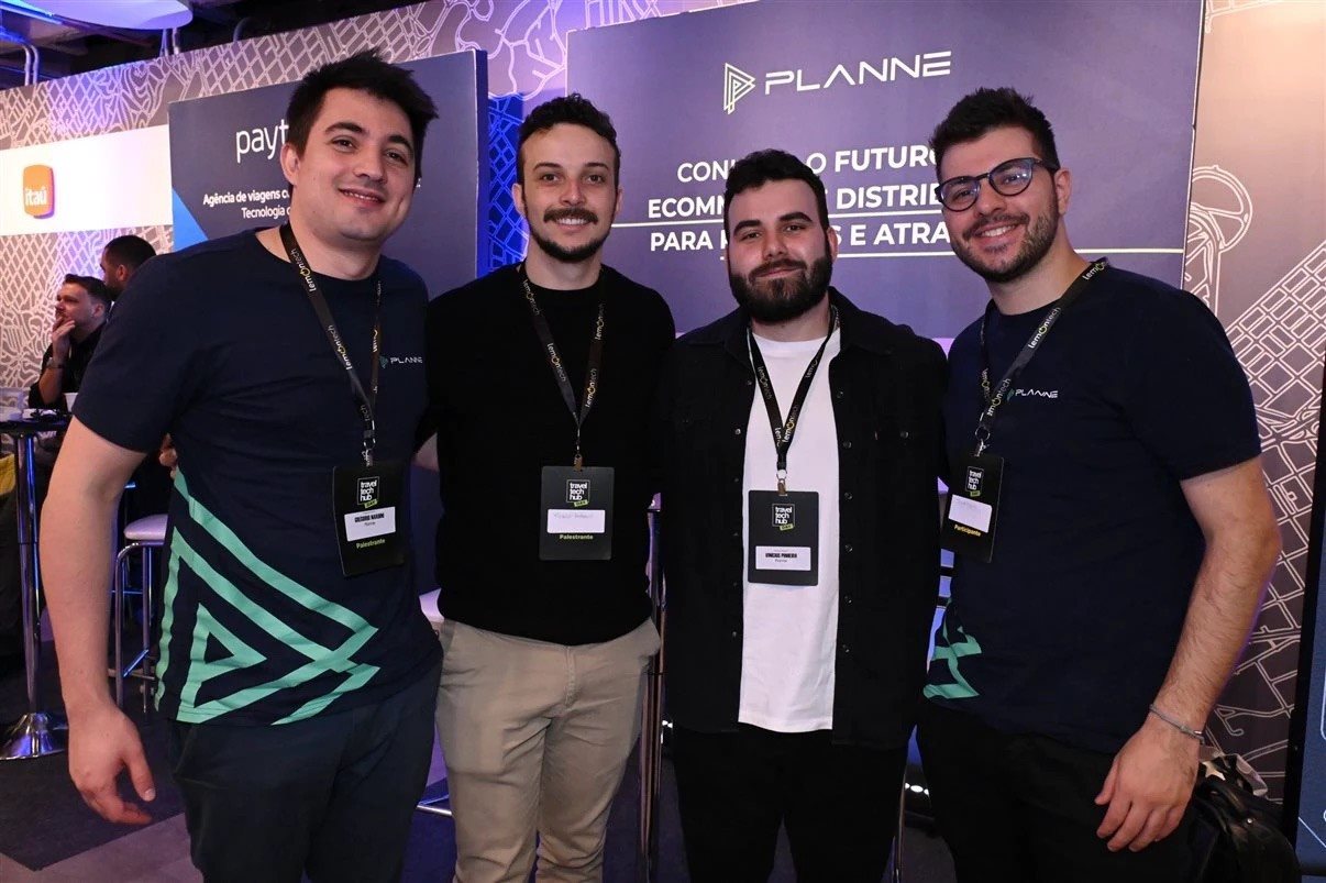 Gregorio Nardini, Marco Antônio, Vinícius Pinheiro e Jonathan Szablevski, da Planne