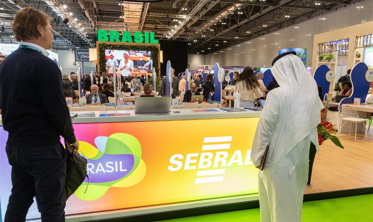 Estande do Brasil na feira de turismo, em Londres, atraiu muitos estrangeiros no ano passado 