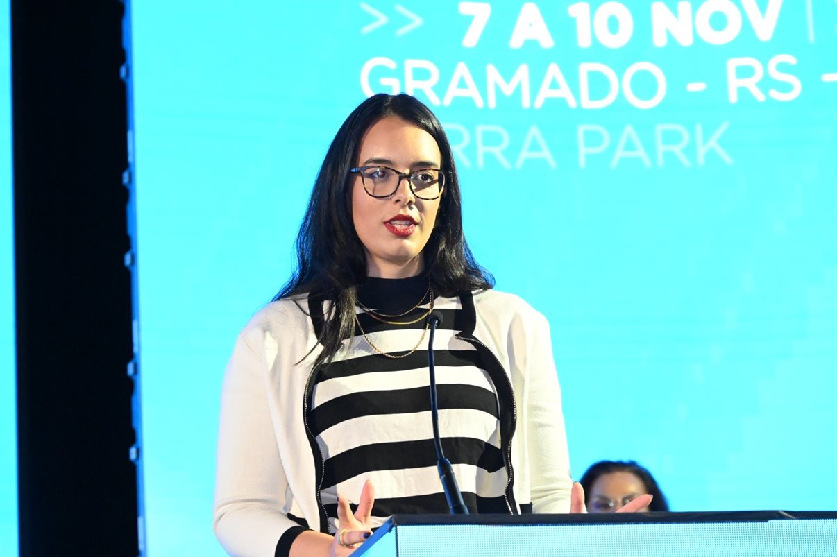 Barbara Sá, do Ministério do Turismo, representando o ministro Celso Sabino<br/>