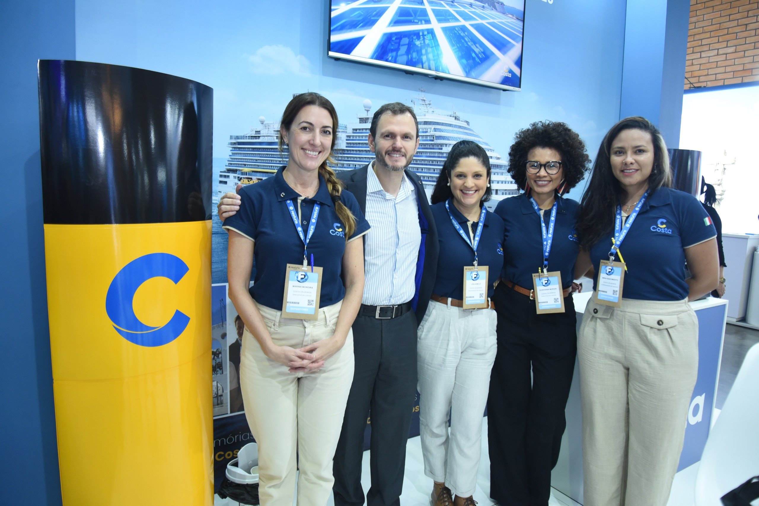 Marina Moreira, Edson Ruy, Leila Melo, Dorinavia Morais e Miriã Nascimento, da Costa