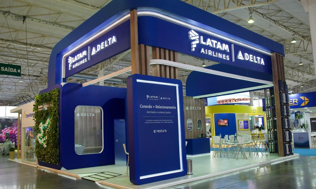 Estande Latam-Delta no Festuris