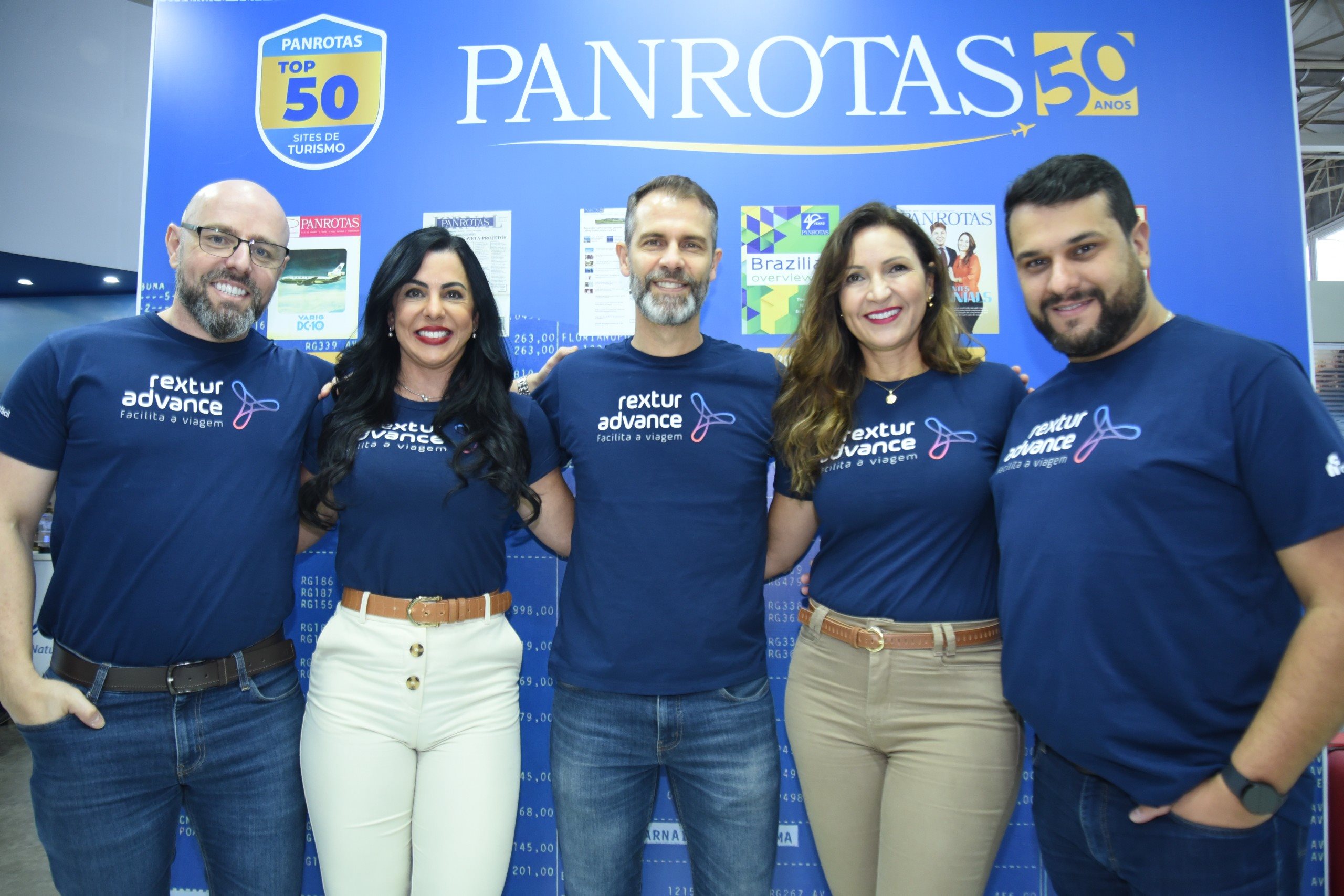 Stephan Almeida, Sandra Murici, Marvio Mansur, Adriana Sales e Rogerio Melo, da RexturAdvance