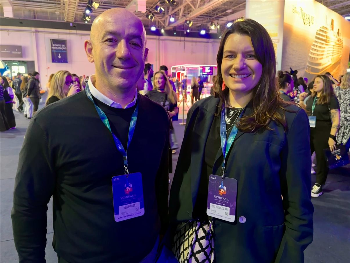 Terry Brinkoetter e Sarah Domenech, da Disney Destinations