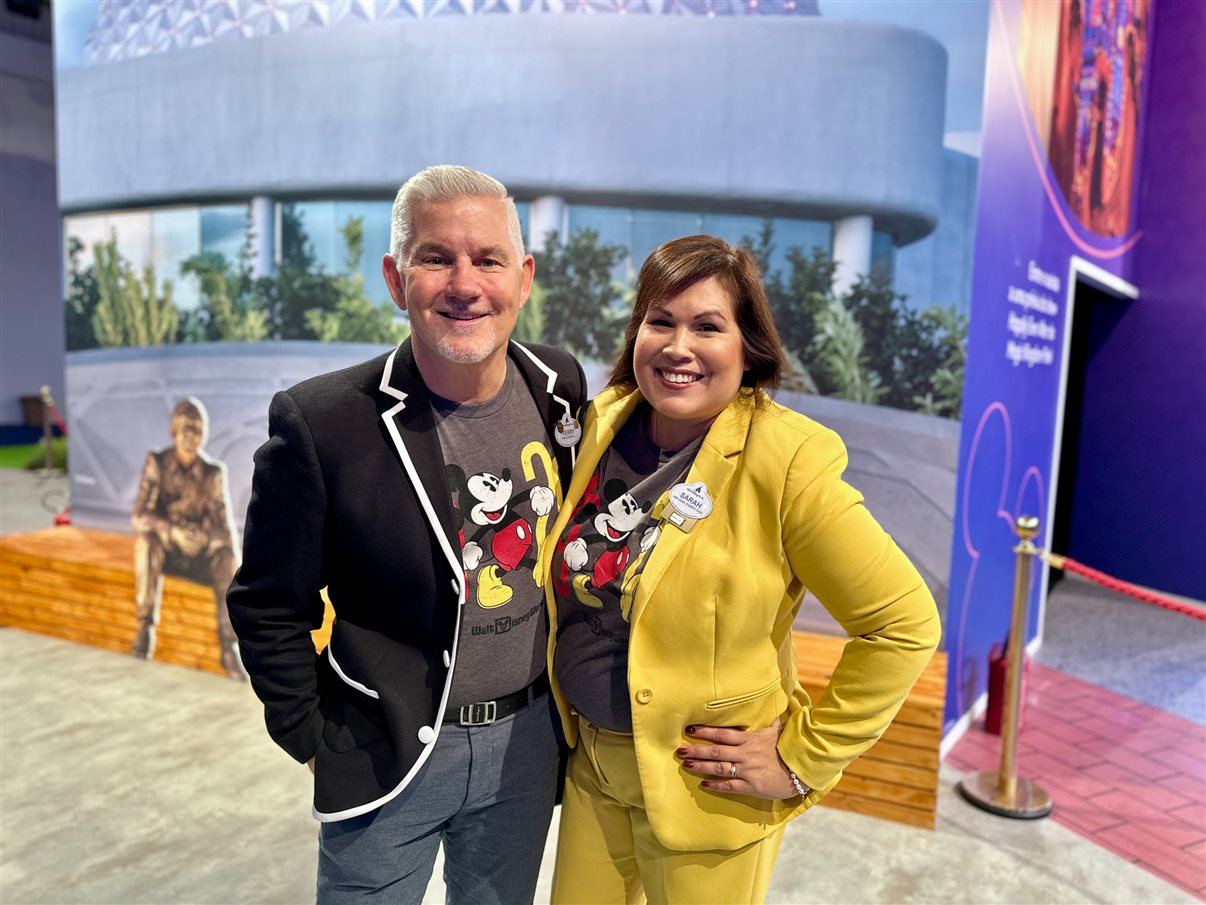 Terry Brinkoetter e Sarah Domenech, da Disney Destinations