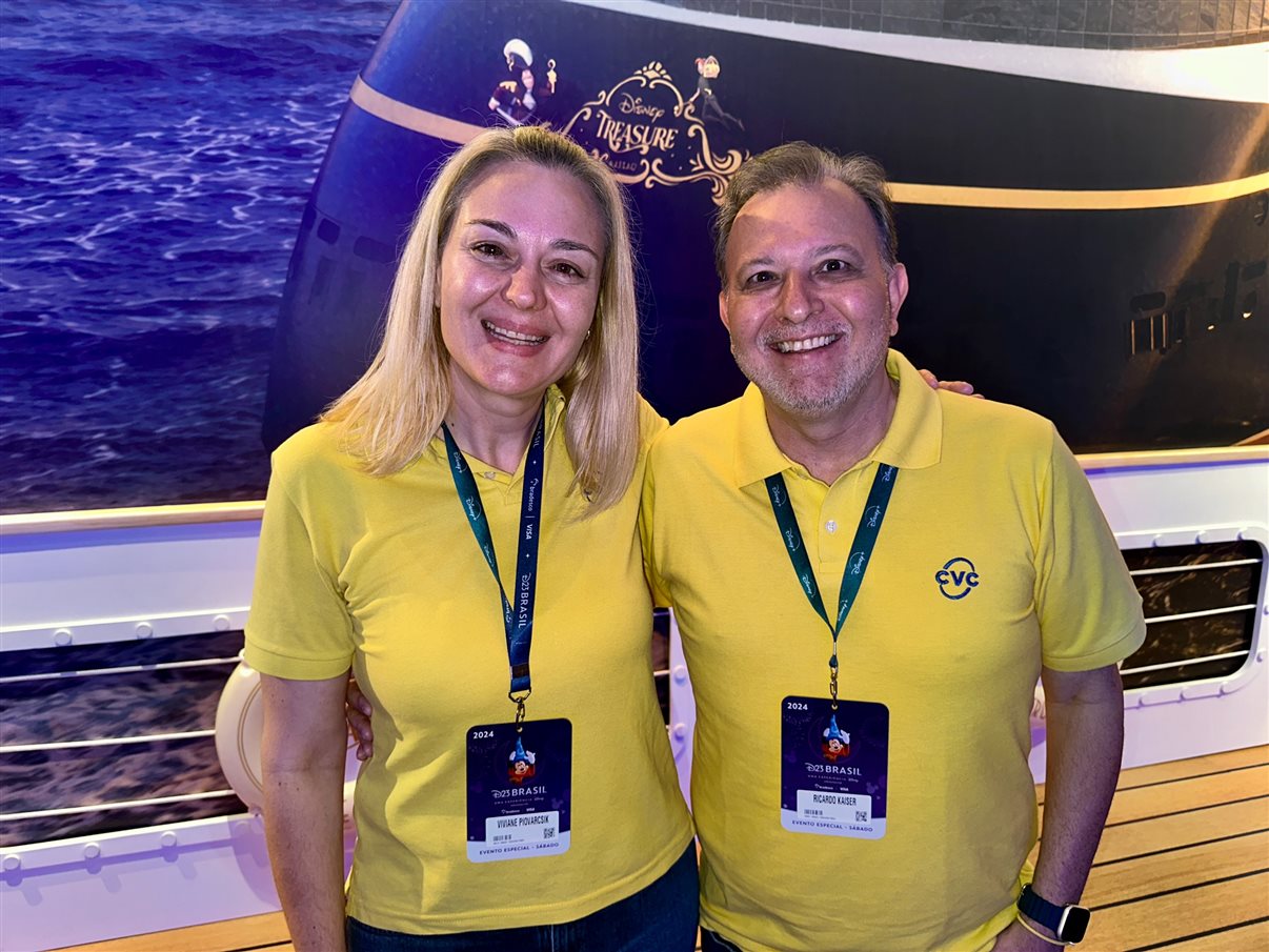 Terry Brinkoetter e Sarah Domenech, da Disney Destinations