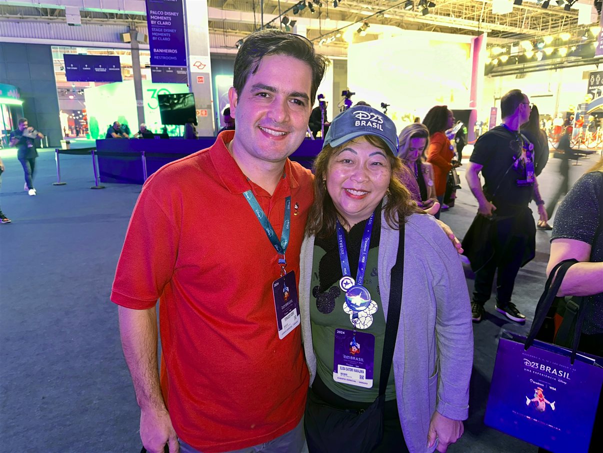 Terry Brinkoetter e Sarah Domenech, da Disney Destinations