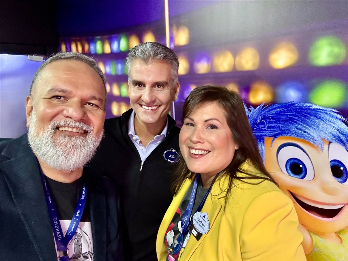 Terry Brinkoetter e Sarah Domenech, da Disney Destinations