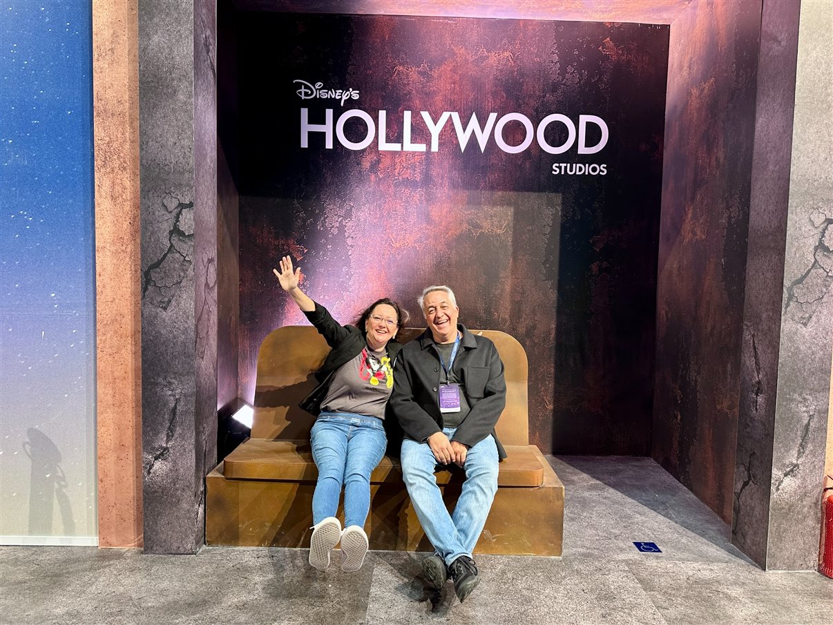 Terry Brinkoetter e Sarah Domenech, da Disney Destinations