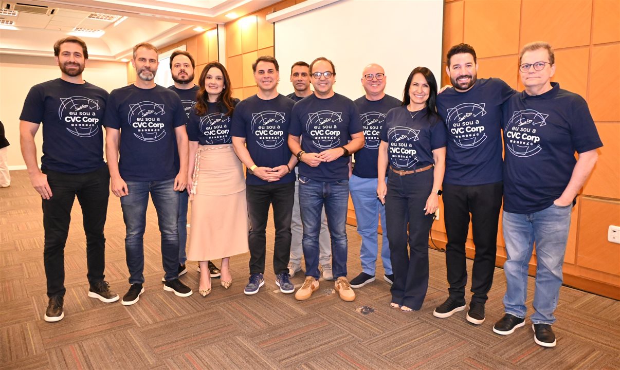 Bruno Heleno, Marvio Marsur, Felipe Gomes, Karin Rocha, Emerson Belan, Ricardo Pinheiro, Fabio Godinho, Fabio Mader, Carla Gama, Hugo Lagares e Paulo Palaia, da CVC Corp