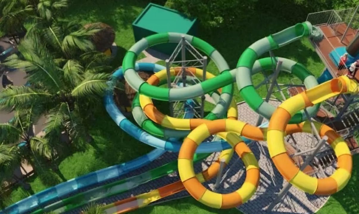 A ideia é levar uma unidade do parque aquático Thermas da Mata para a cidade em 2025