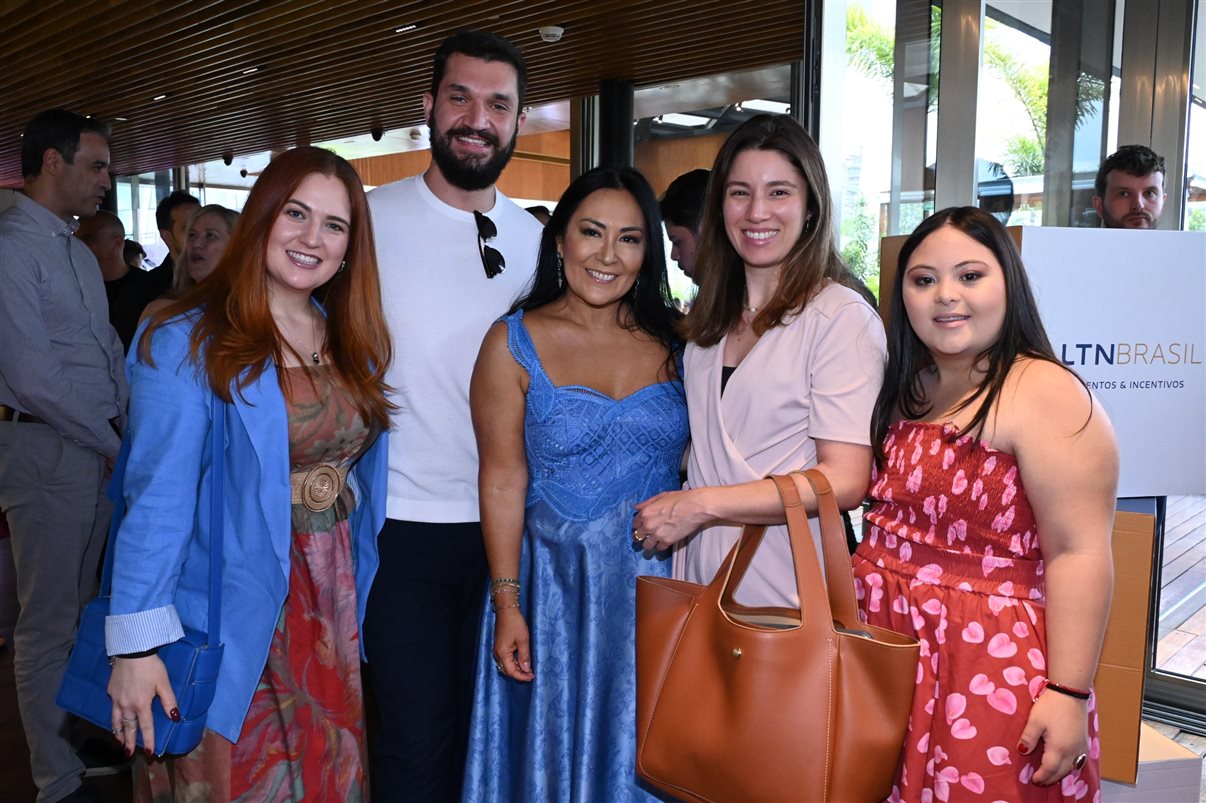 Andrea Lima, Paulo Pires, Augusto Bezerra, Juliane Pedro Bom, da Localiza, e Leonor Bernhoeft, da LTN Brasil