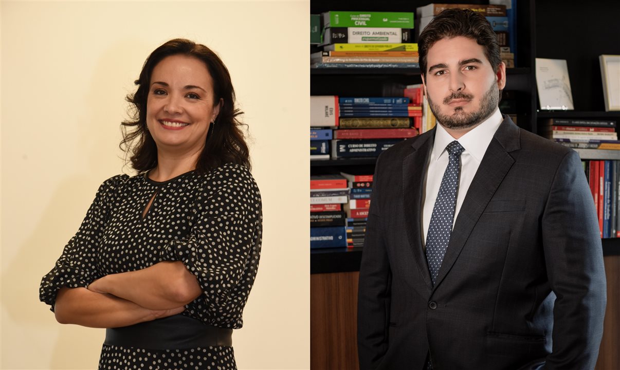 Carolina Negri, presidente executiva do Sindepat (Sistema Integrado de Parques e Atrações Turísticas), e Leonardo Volpatti, sócio da Lima & Volpatti e relações governamentais do Sindepat